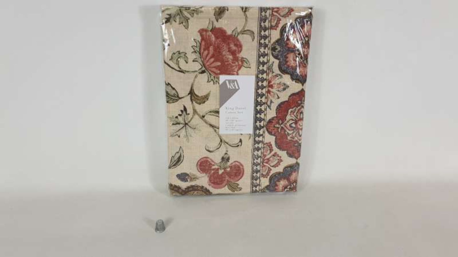 14 X V&A KALAMKARI KING SIZE DUVET COVER SETS IN 2 BOXES