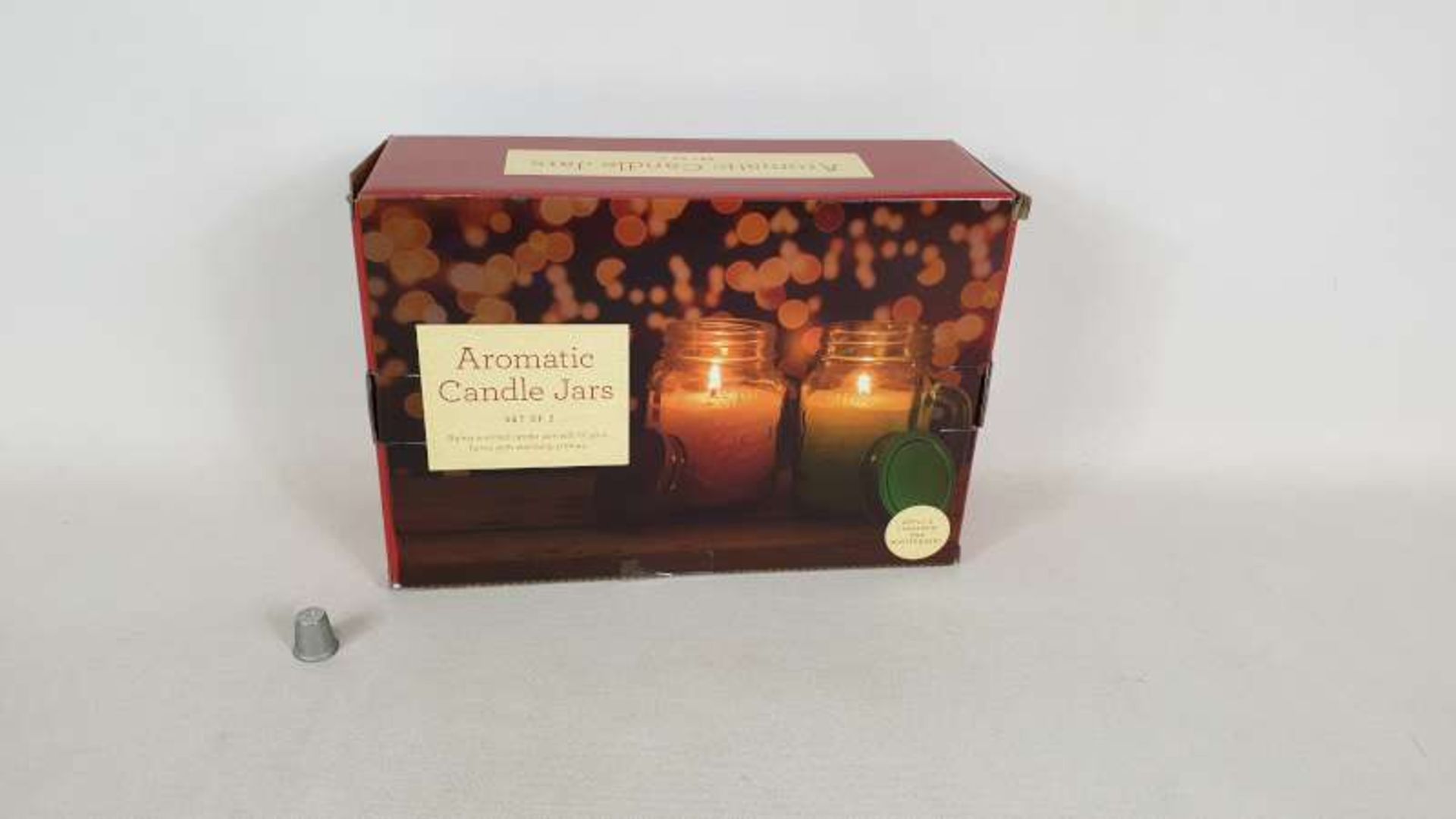 30 X PACKS OF 2 AROMATIC CANDLE JARS IN 6 BOXES