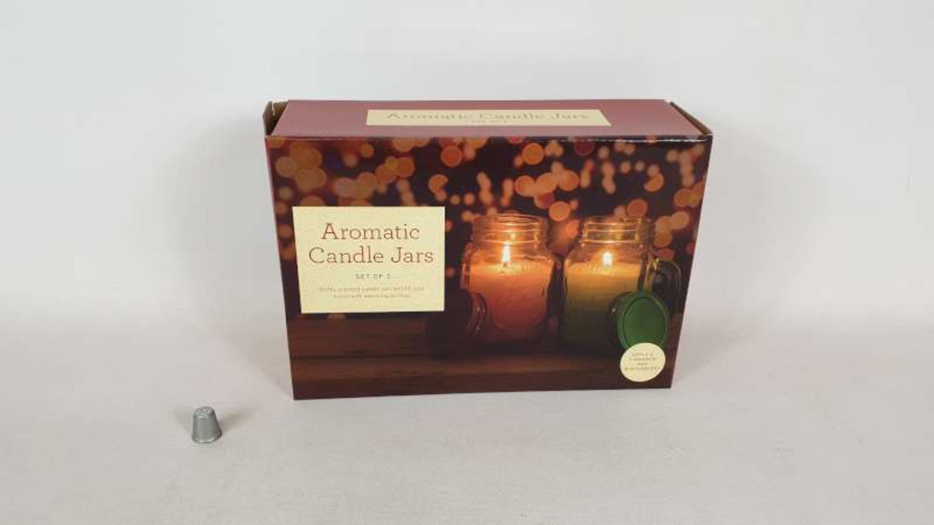 30 X PACKS OF 2 AROMATIC CANDLE JARS IN 6 BOXES