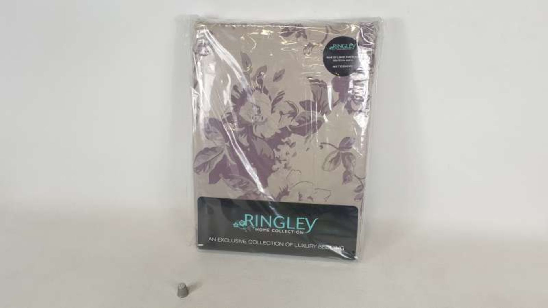 12 X PAIRS OF RINGLEY LINED CURTAINS WITH TIE BACKS SIZE 168 X 183 CM IN 2 BOXES