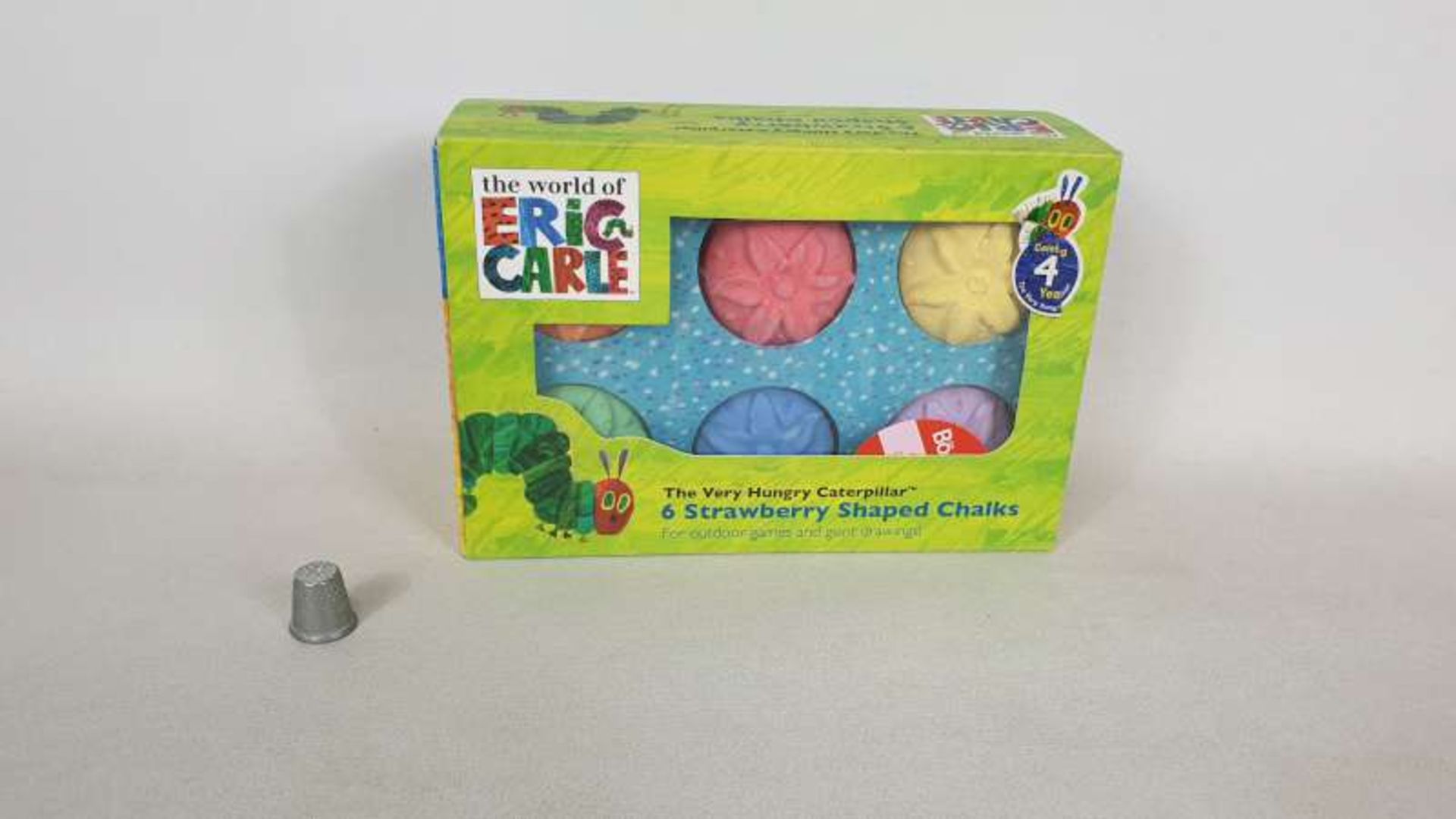 36 X BRAND NEW THE VERY HUNGRY CATERPILLAR 6 STRAWBERRY SHAPED CHALKS IN 3 BOXES