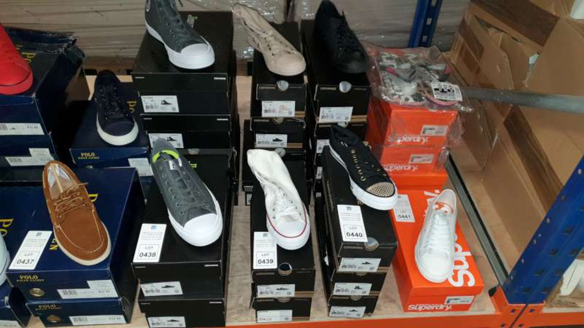 6 X BRAND NEW BOXED CONVERSE TRAINERS IN VARIOUS STYLES AND SIZES