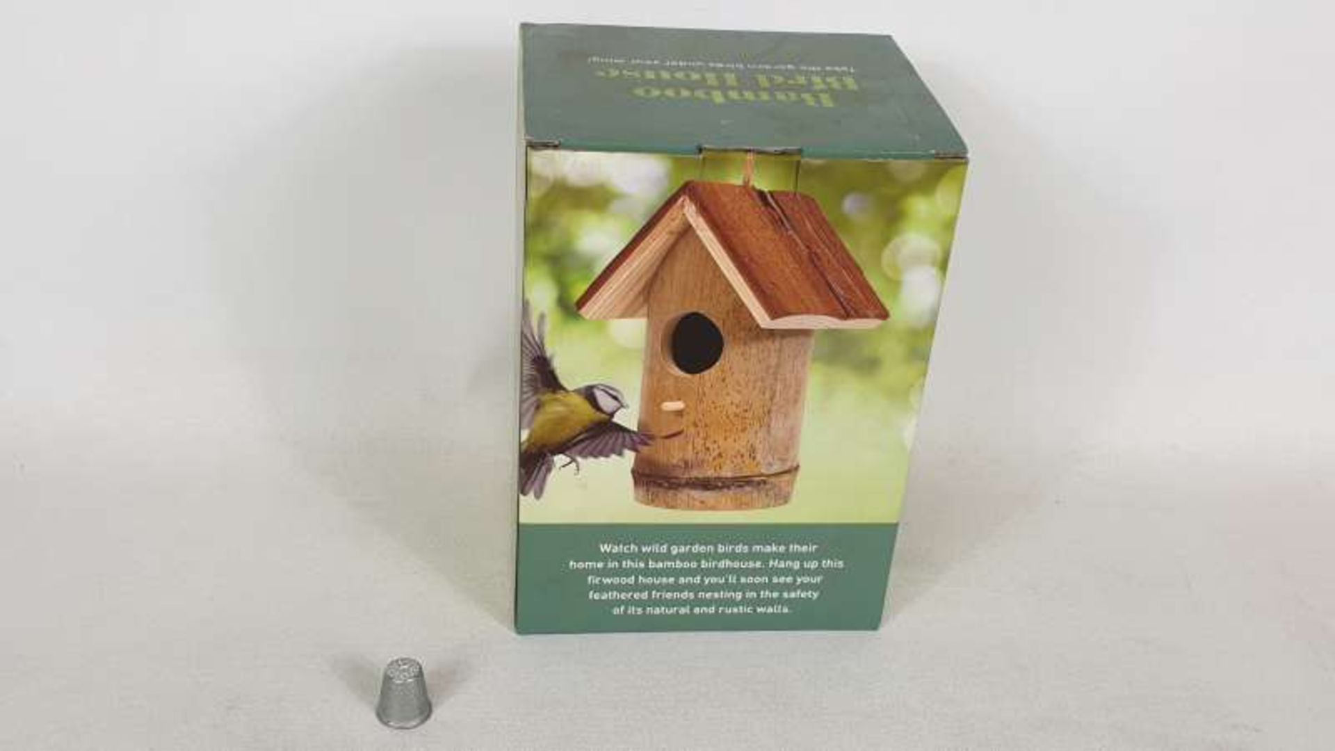 48 X BAMBOO BIRD HOUSES IN 2 BOXES