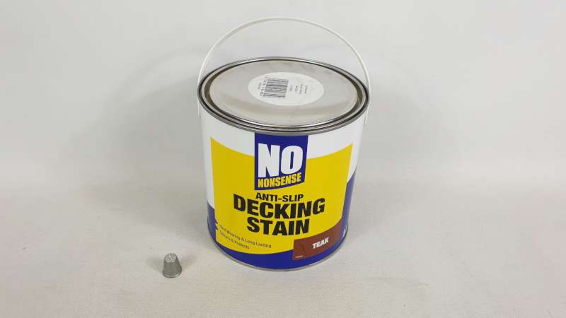 25 X 2.5 LITRE CANS OF TEAK NO NONSENSE ANTI SLIP DECKING STAIN