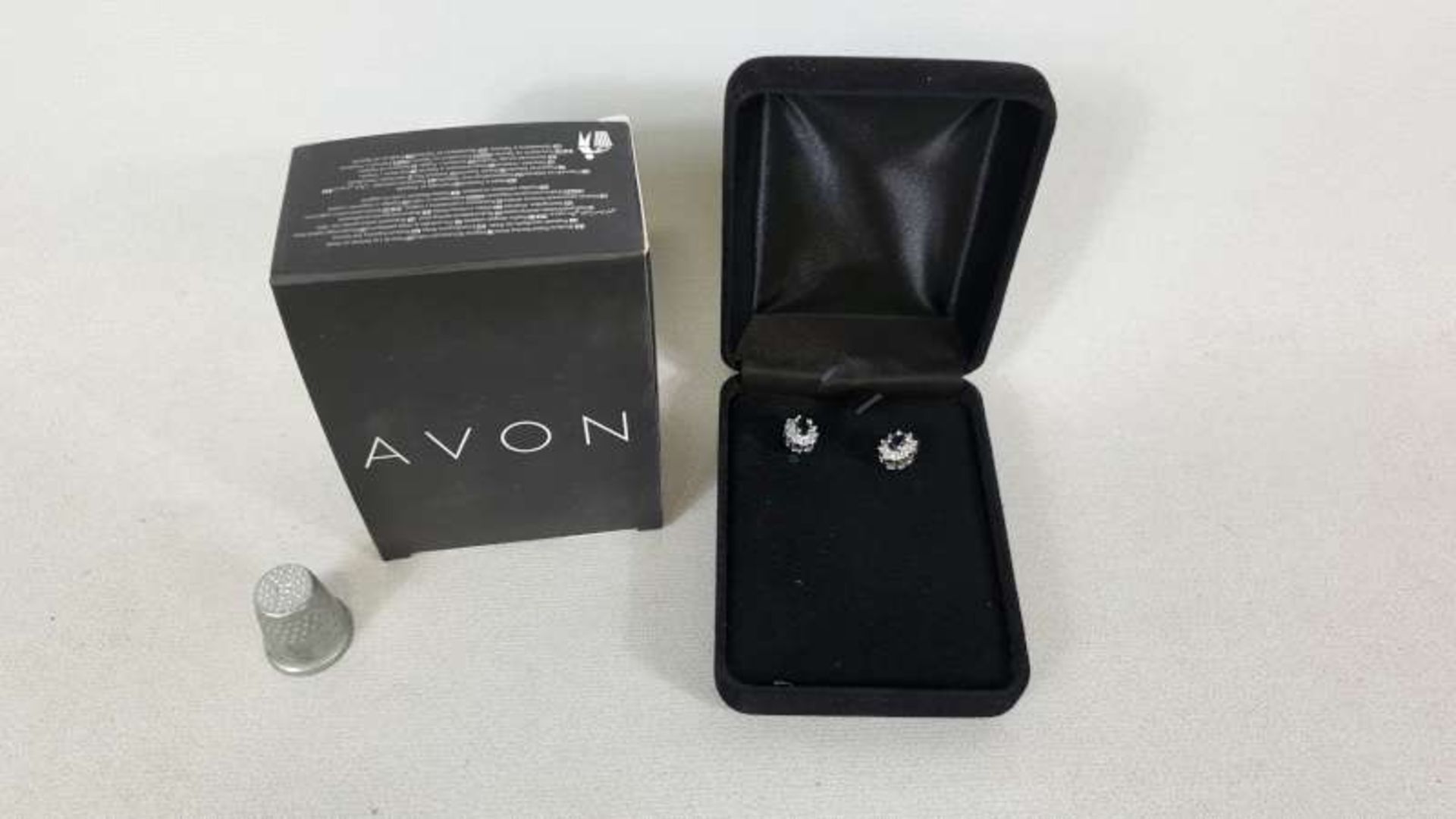 24 X PAIRS OF AVON SAPPHIRE EARRINGS