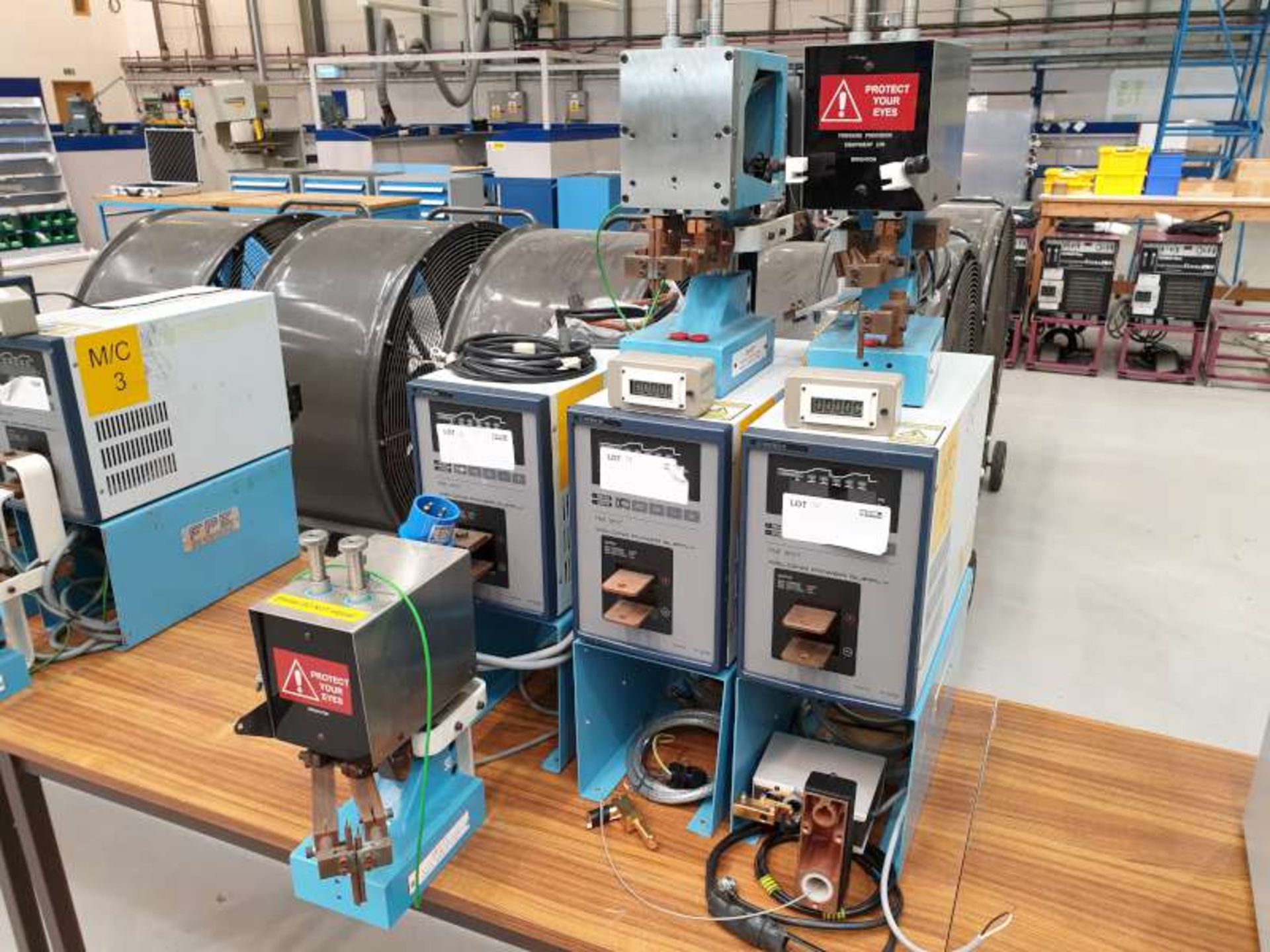 3 X MIYACHI HF25 HIGH FREQUENCY WELDING SETS