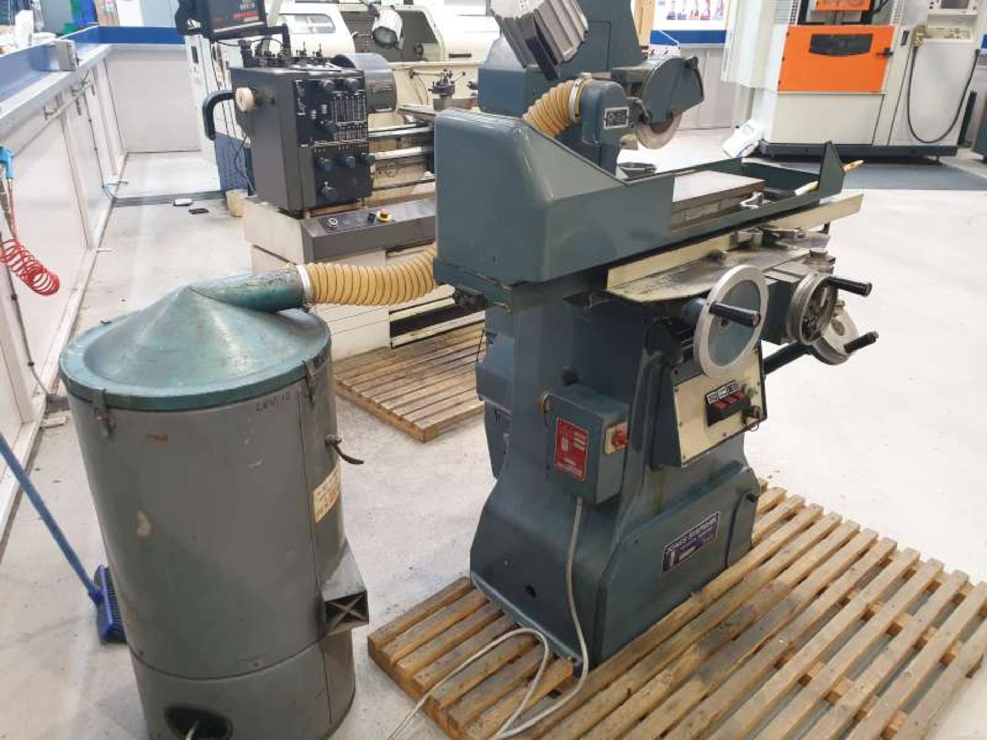 JONES & SHIPMAN 540 SURFACE GRINDER SN BO90789 WITH CLARKSON EXTRACTOR - Image 2 of 3