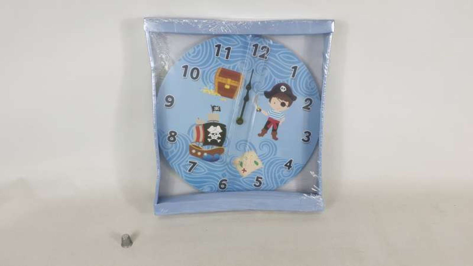 60 X PIRATE BEDROOM CLOCKS IN 3 BOXES