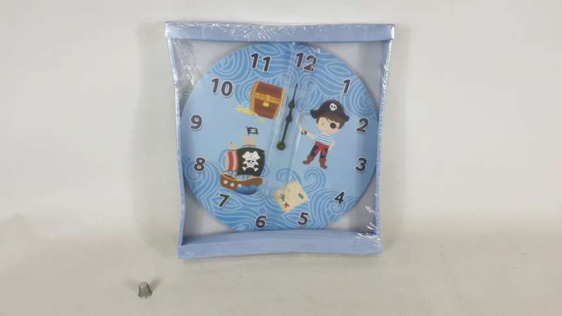 60 X PIRATE BEDROOM CLOCKS IN 3 BOXES