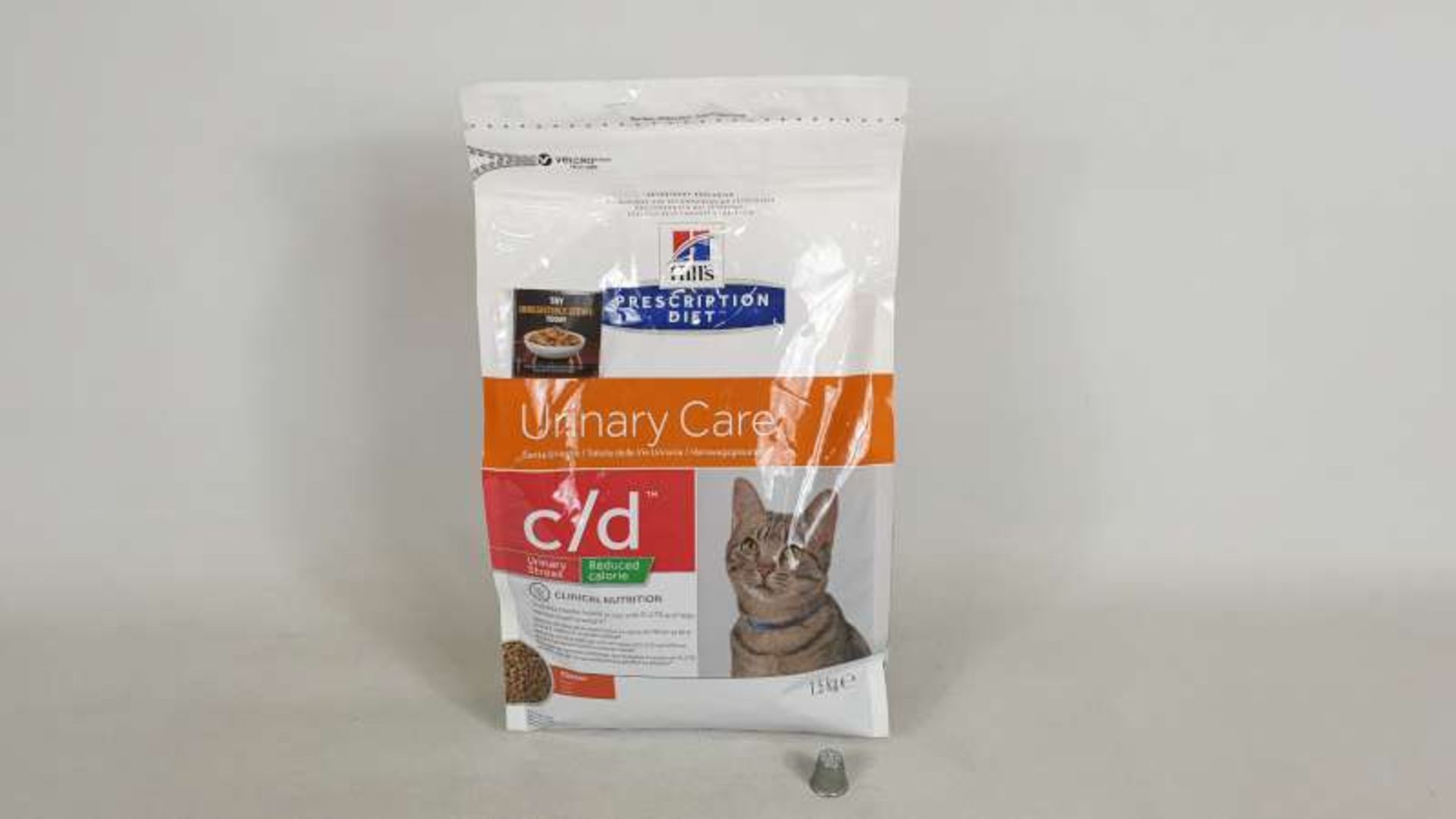 24 X 1.5 KG BAGS OF HILLS PET NUTRITION IDEAL BALANCE FELINE C / D STRESS REDUCED CALORIE URINARY