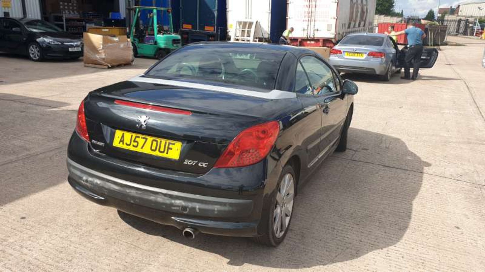 BLACK PEUGEOT 207 GT CC. Reg : AJ57OUF, Mileage : 0 Details: MOT TILL 26/4/2020 LOG BOOK YES CAT C - Image 3 of 4