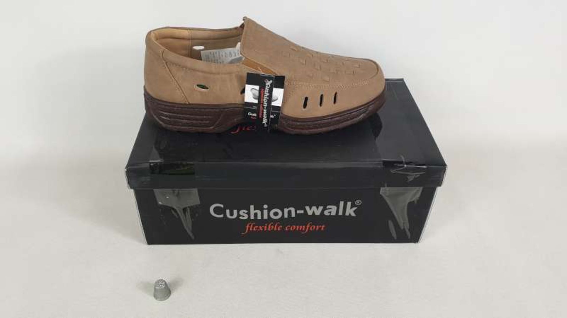 16 X PAIRS OF BRAND NEW BOXED CUSHION WALK FOOTWEAR IN VARIOUS SIZES