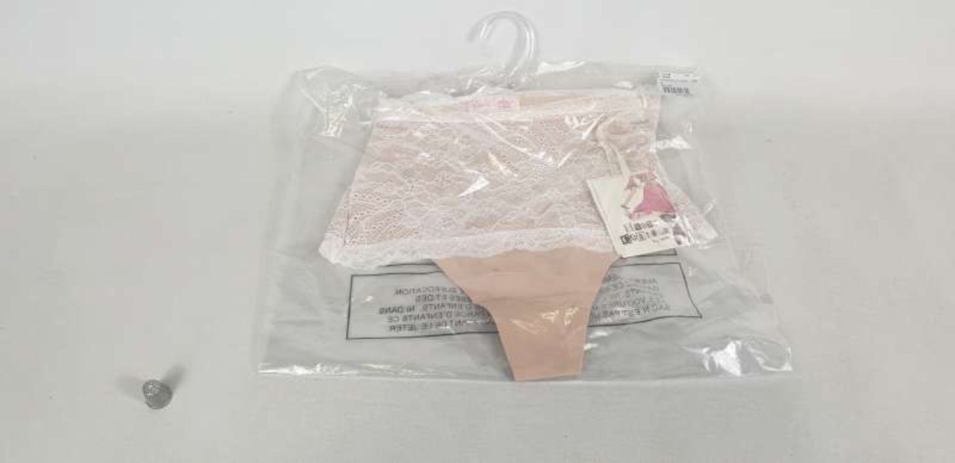 9 X BRAND NEW SPANX CANTILLY LACE THONG BLUSH SIEXTRA LARGE