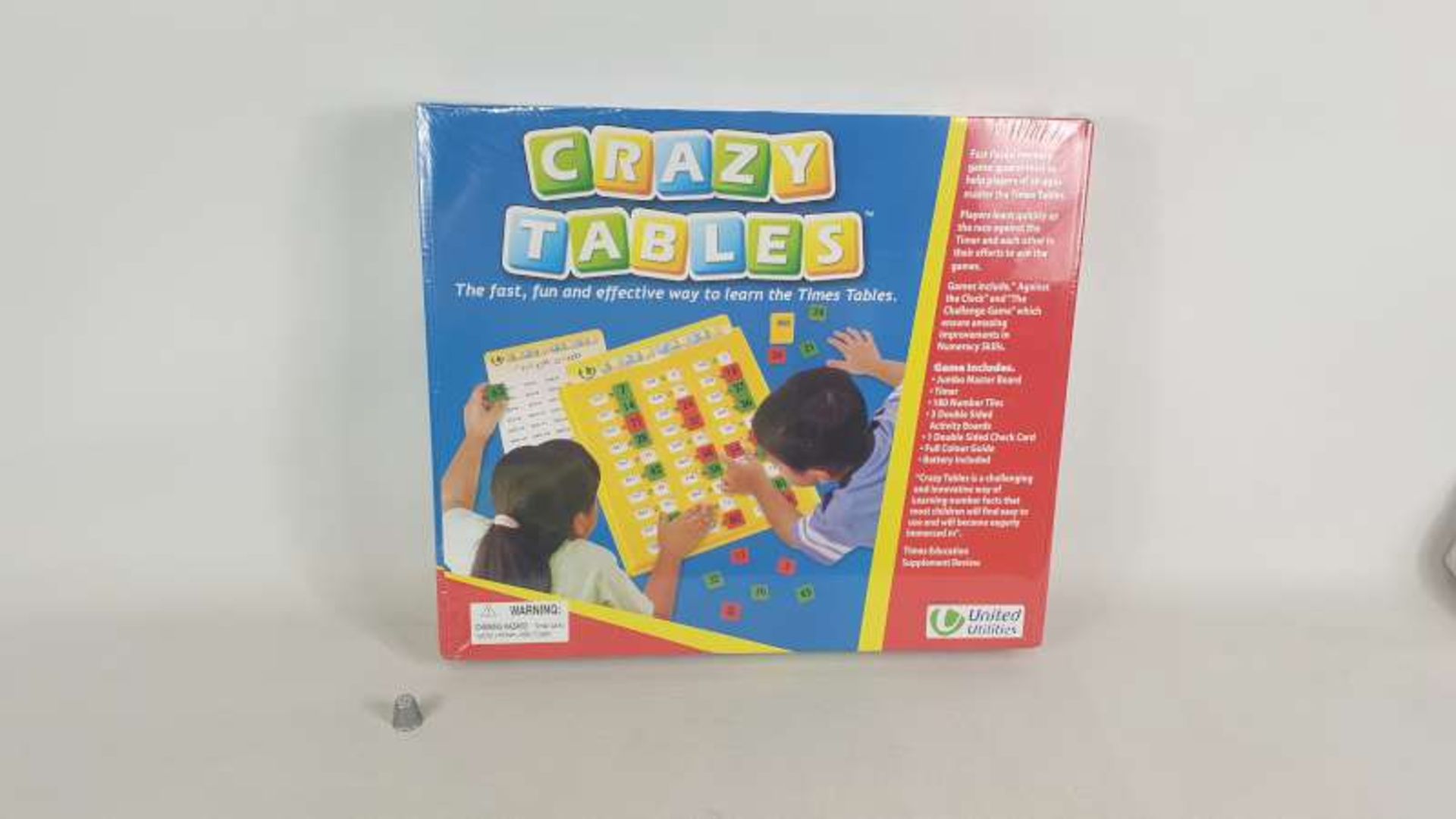 18 X BRAND NEW BOXED CRAZY TABLES EDUCATIONAL GAMES IN 3 BOXES