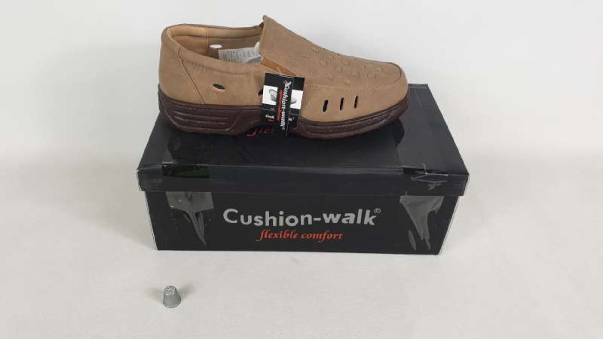 16 X PAIRS OF BRAND NEW BOXED CUSHION WALK FOOTWEAR IN VARIOUS SIZES
