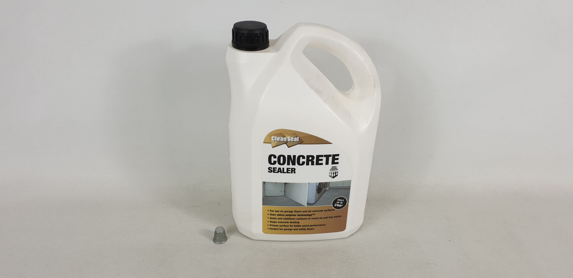 20 X BRAND NEW 4 LITRE BOTTLES OF CLEAN SEAL CONCRETE SEALER IN 5 BOXES