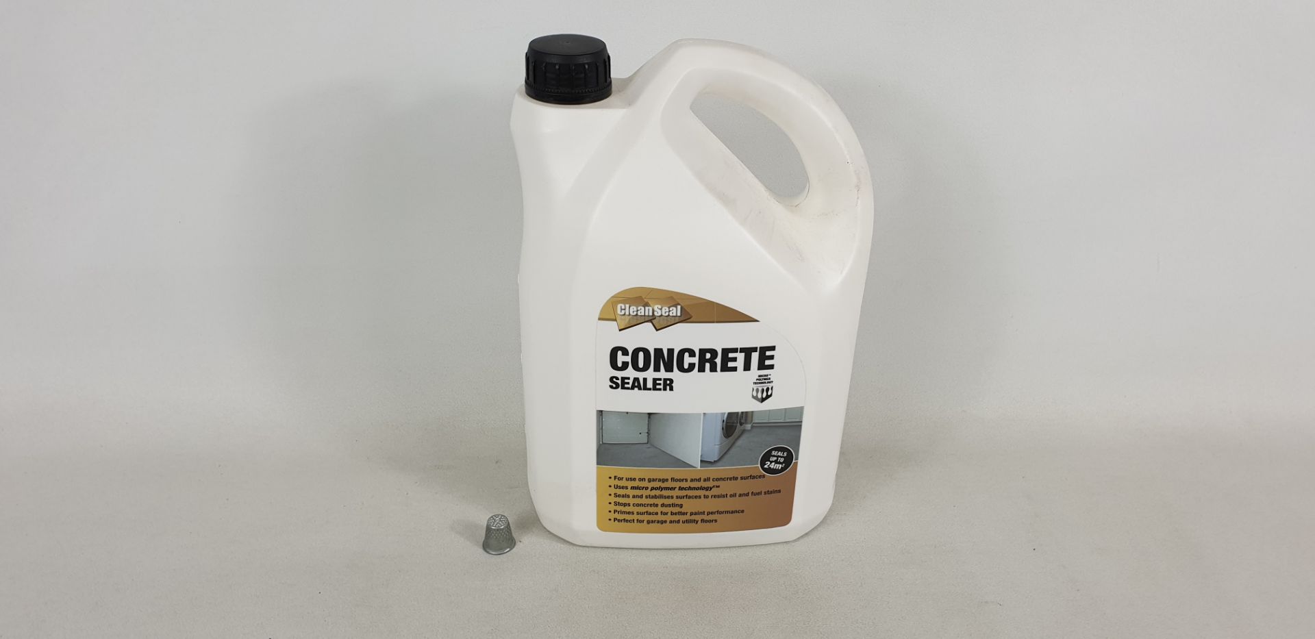 20 X BRAND NEW 4 LITRE BOTTLES OF CLEAN SEAL CONCRETE SEALER IN 5 BOXES