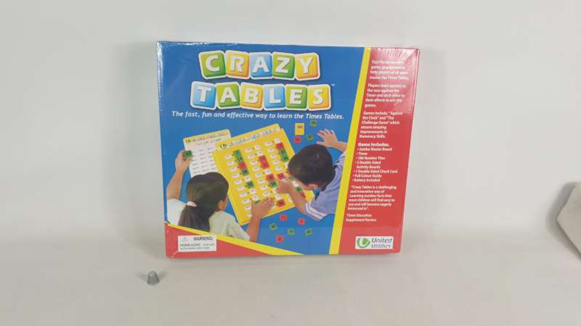 18 X BRAND NEW BOXED CRAZY TABLES EDUCATIONAL GAMES IN 3 BOXES