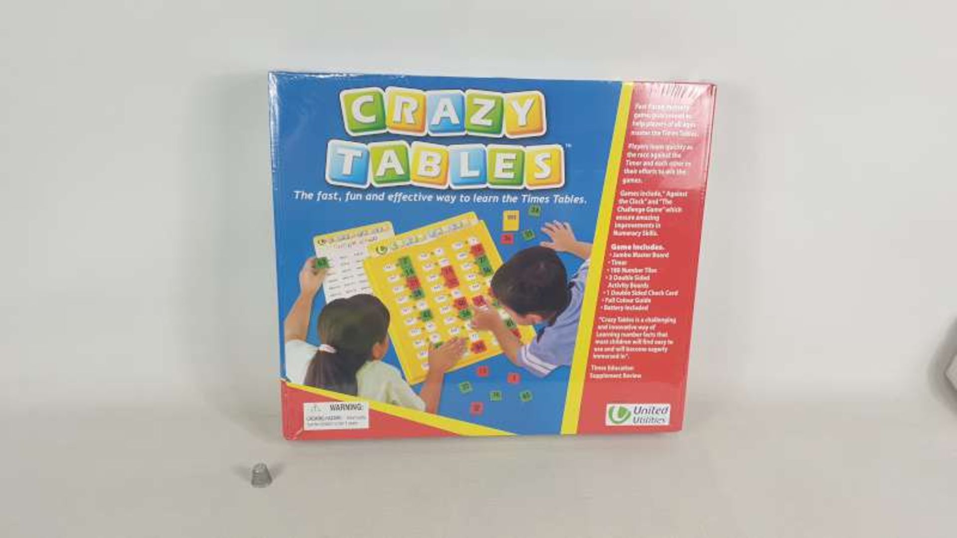 18 X BRAND NEW BOXED CRAZY TABLES EDUCATIONAL GAMES IN 3 BOXES