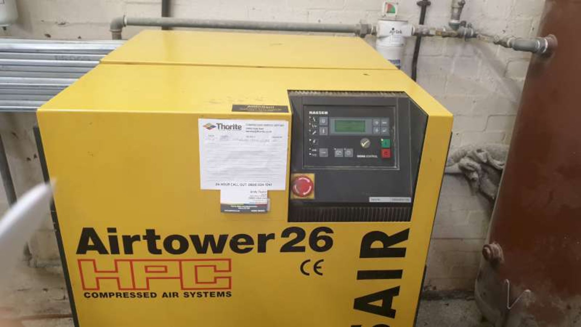 HPC AIRTOWER 26 COMPRESSOR SLAVE TANK AND IN-LINE FILTERS
