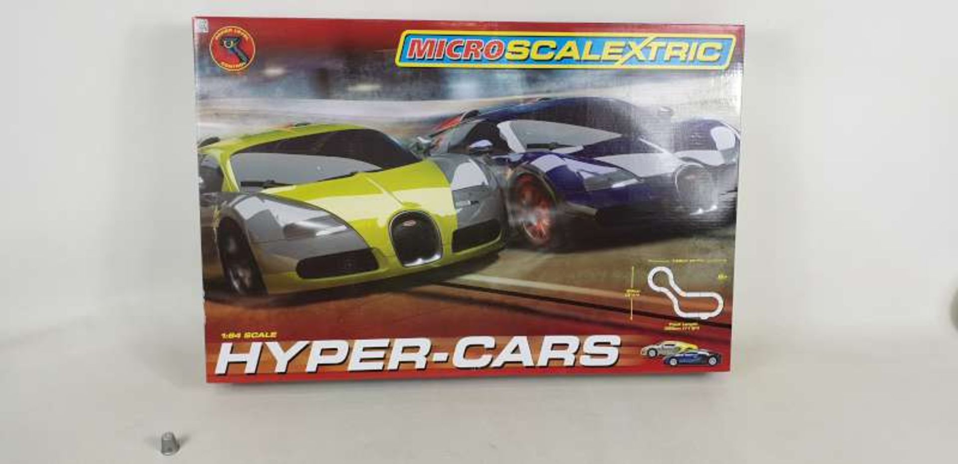 5 X HYPER CARS MICRO SCALEXTRIC AND 1 X MINI CHALLENGE SCALEXTRIC