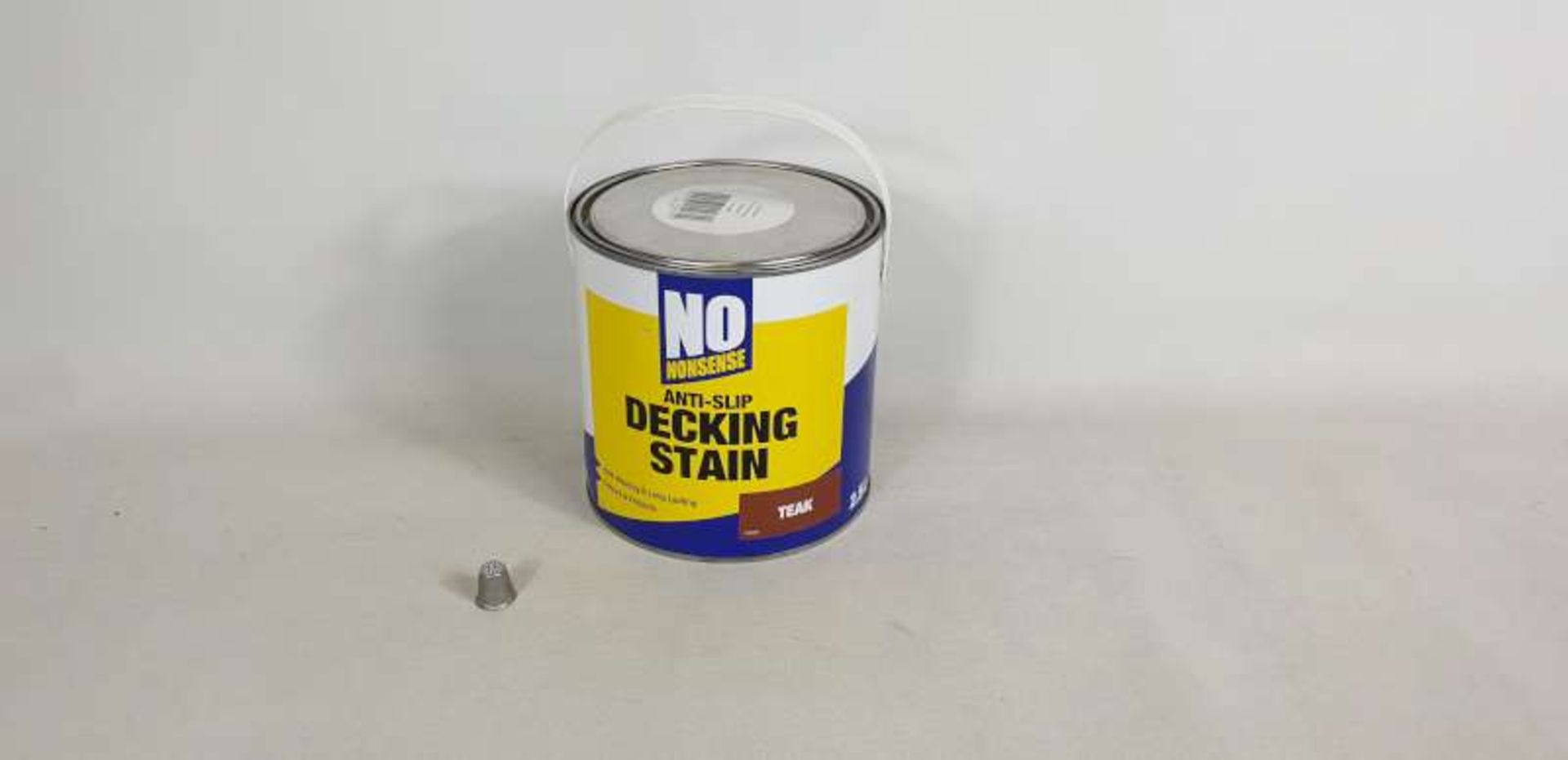25 X 2.5 LITRE TINS OF NO NONSENCE ANTI SLIP DECKING STAIN