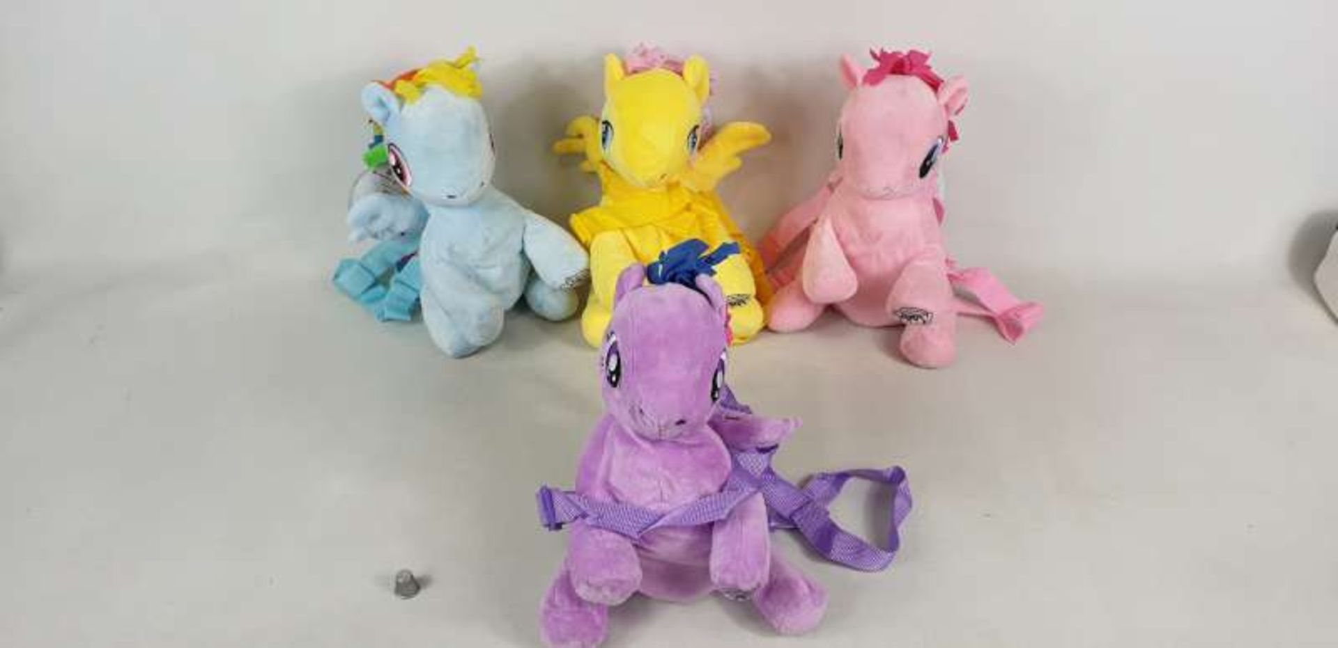 36 X BRAND NEW MY LITTLE PONY PLUSH BACKPACKS IN 3 BOXES