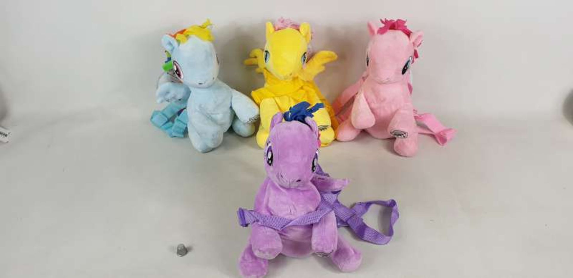 36 X BRAND NEW MY LITTLE PONY PLUSH BACKPACKS IN 3 BOXES