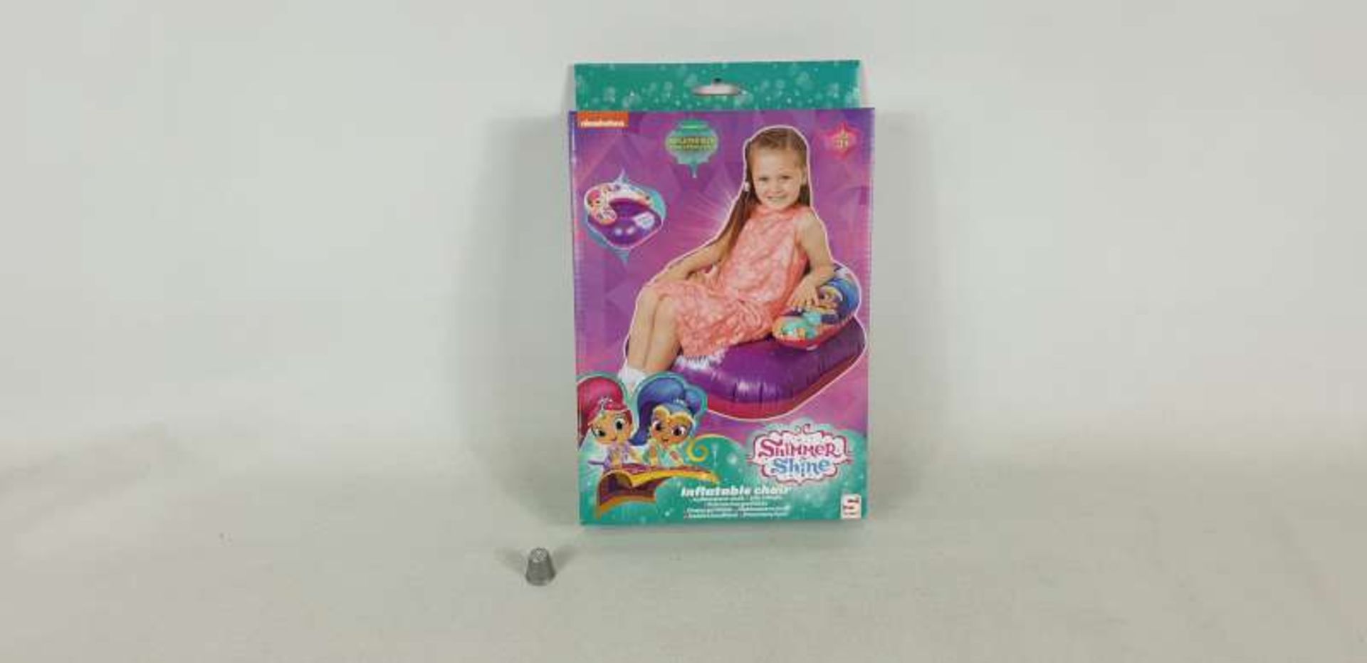 48 X SHIMMER AND SHINE LARGE INFLATABLE CHAIRS IN 2 BOXES