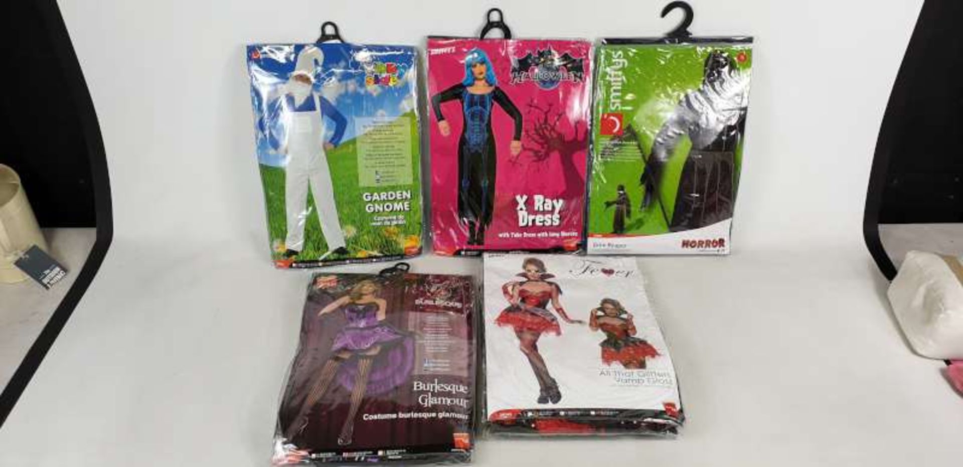 24 X BRAND NEW SMIFFYS / FEVER ADULT COSTUMES IN VARIOUS STYLES IN 1 BOX