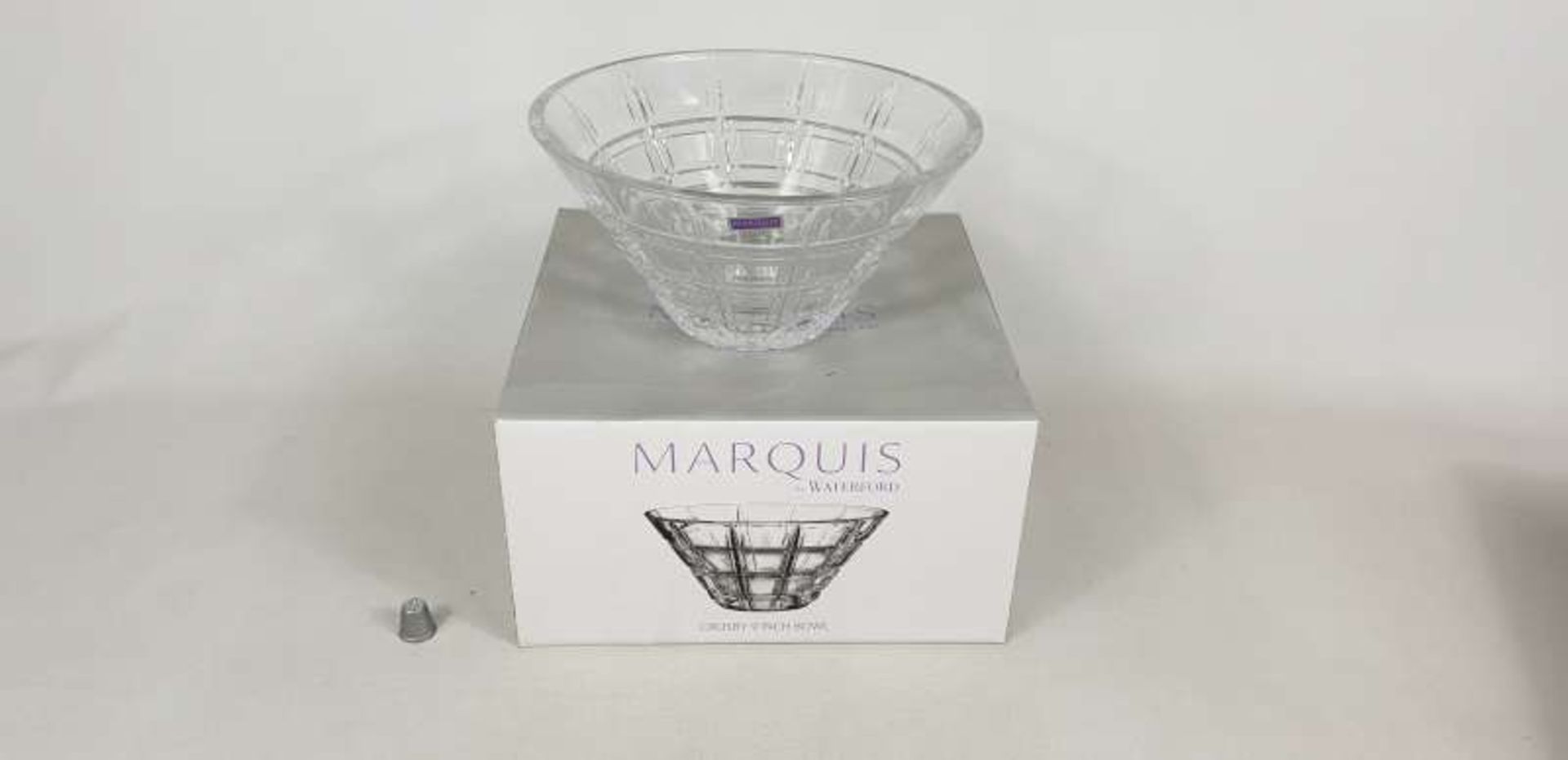 13 X MARQUIS BY WATERFORD CROSBY 9" LEAD CRYSTAL BOWLS IN 13 BOXES