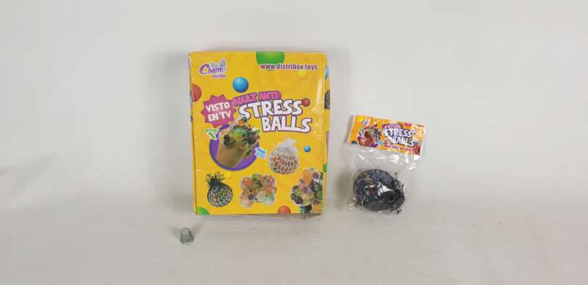 400 X ADULT ANTI STRESS BALLS IN 2 BOXES