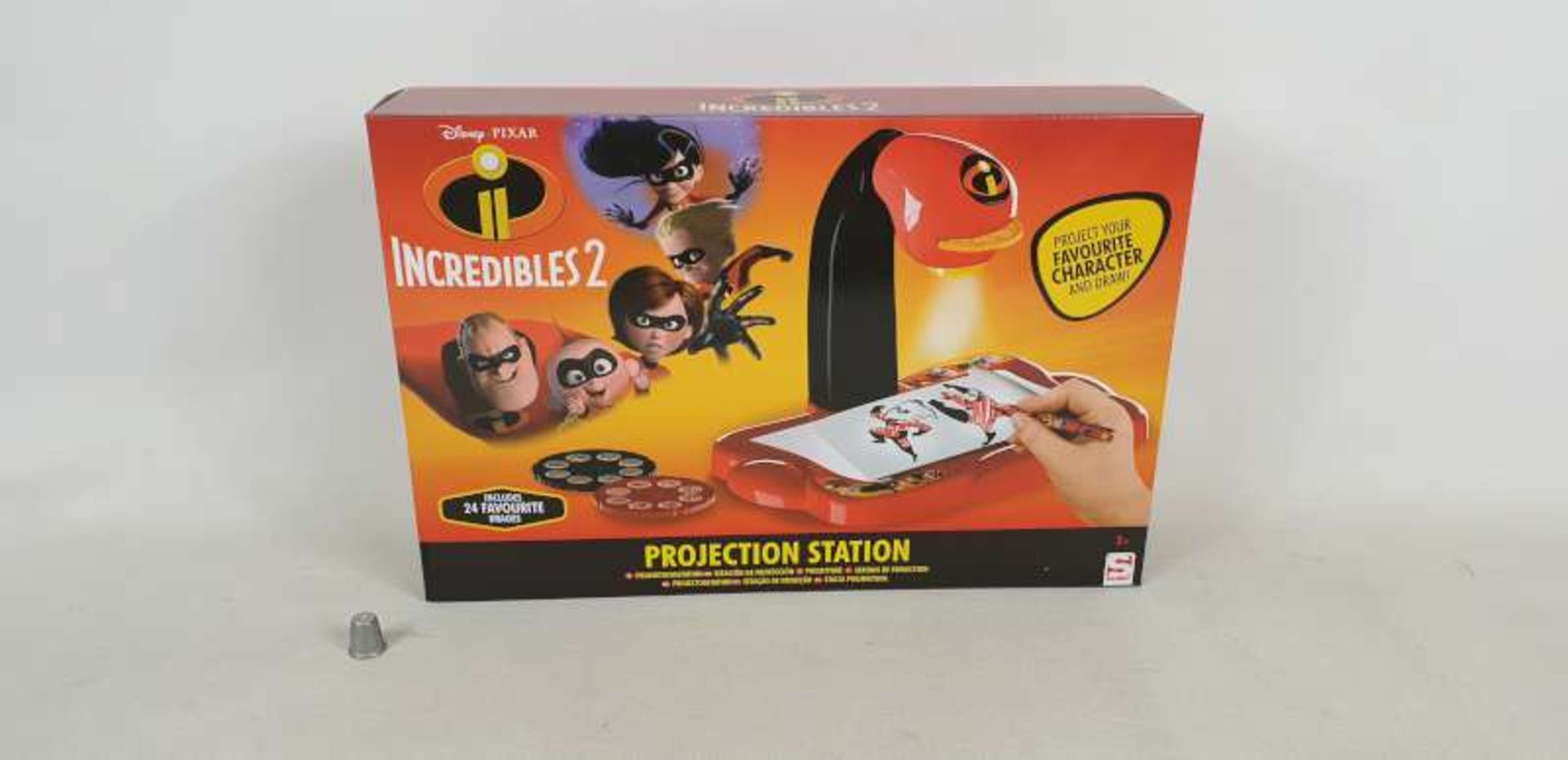 36 X BRAND NEW BOXED DISNEY PIXAR INCREDIBLES 2 PROJECTION STATION IN 6 BOXES