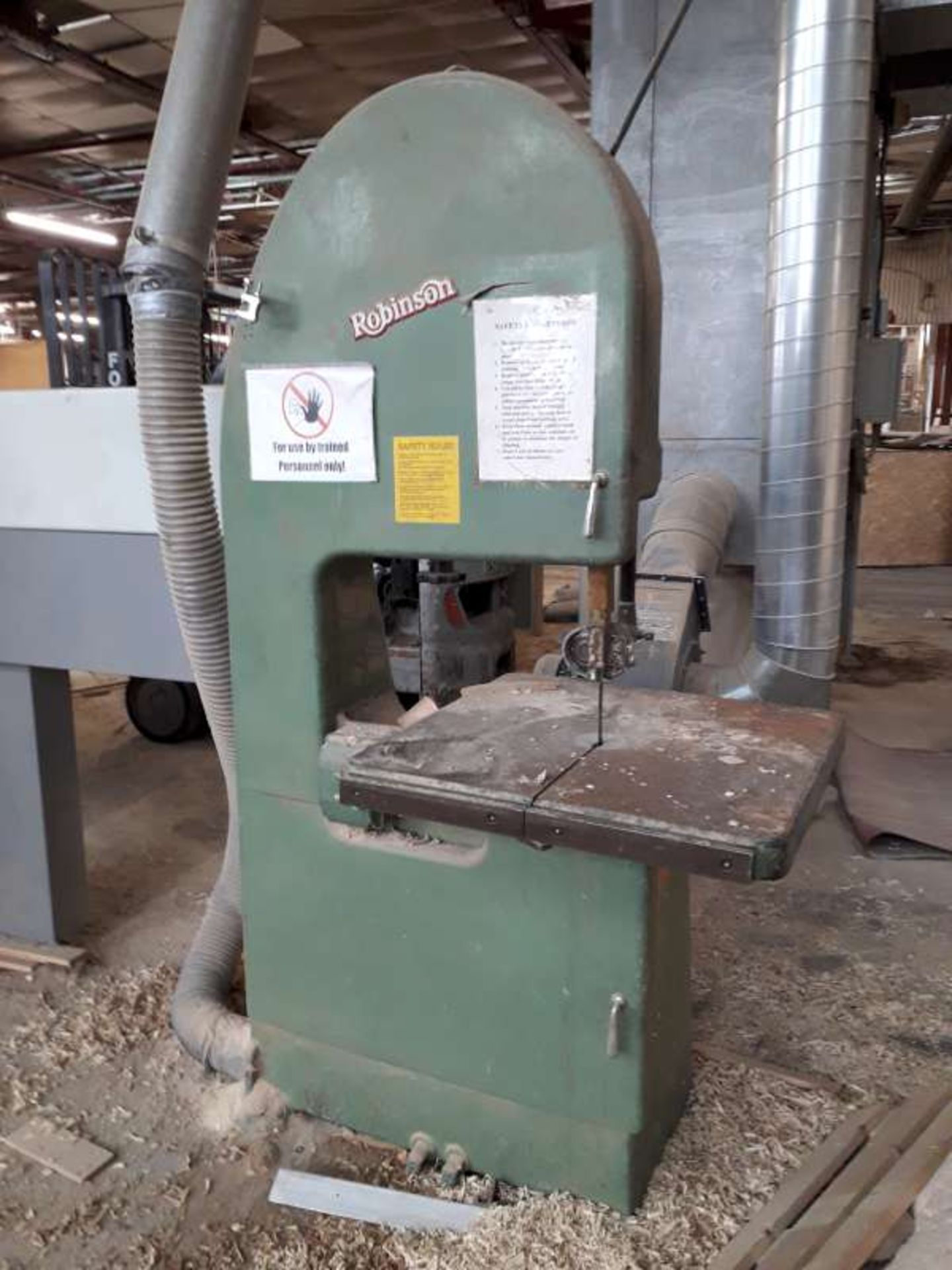 ROBINSON 7FT BAND SAW TYPE EY/E NO 201.