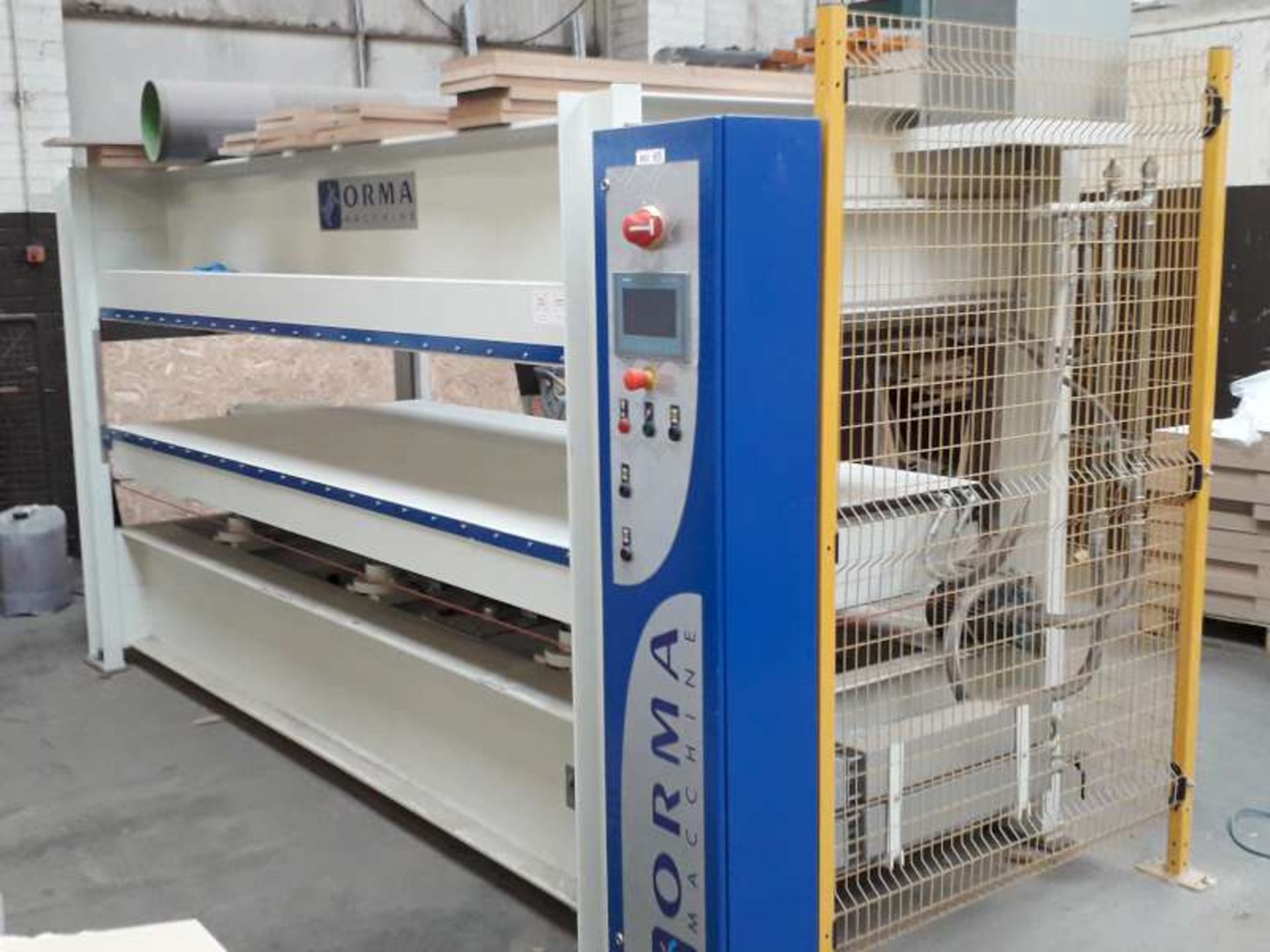 1 X ORMA, HOT PRESS MACHINE ,TYPE NPC/DIGIT 6/95 AS BO. Y.O.M 2018,