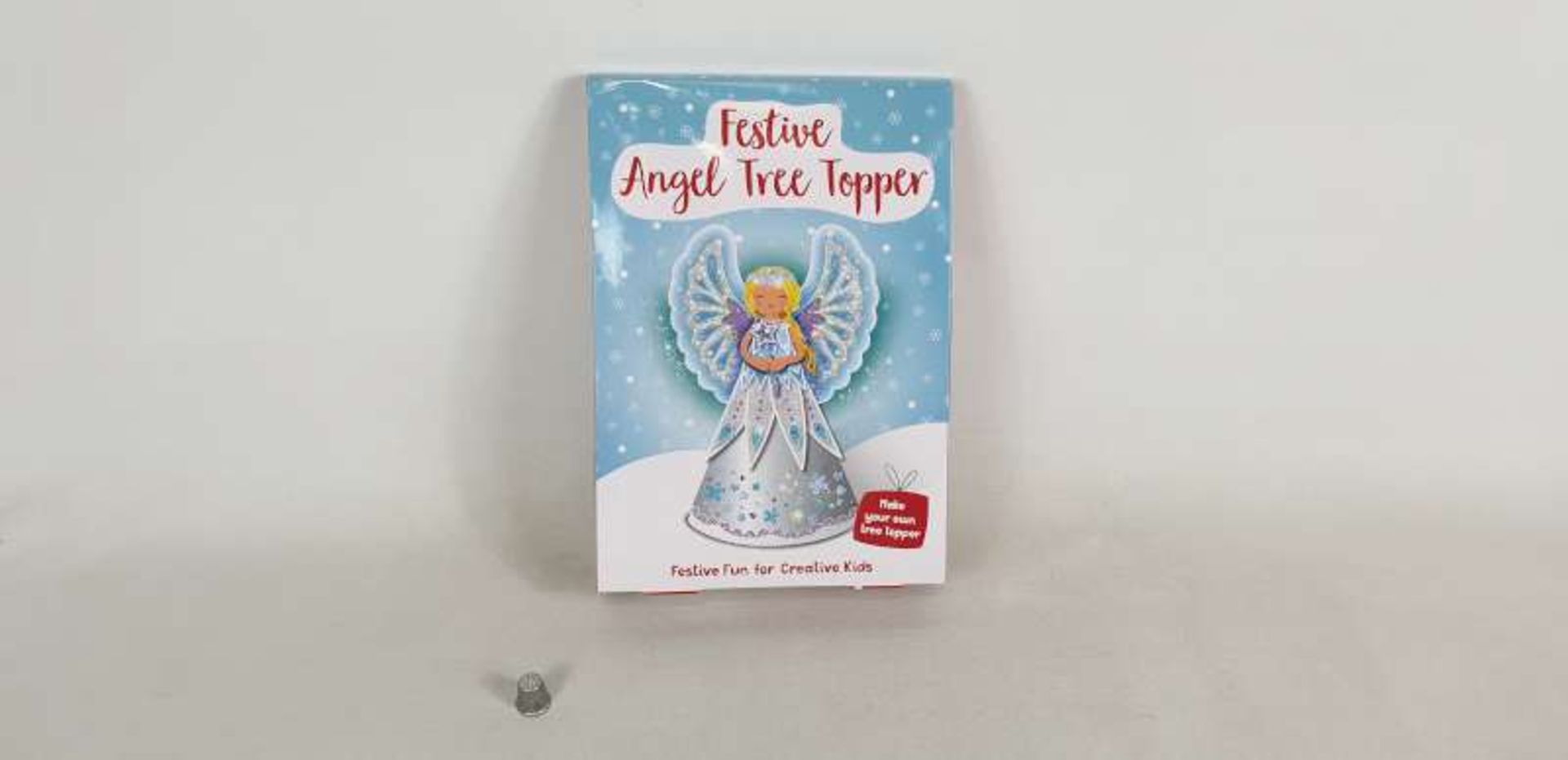 72 X MAKE YOUR OWN FESTIVE ANGEL CHRISTMAS TREE TOPPER IN 4 BOXES