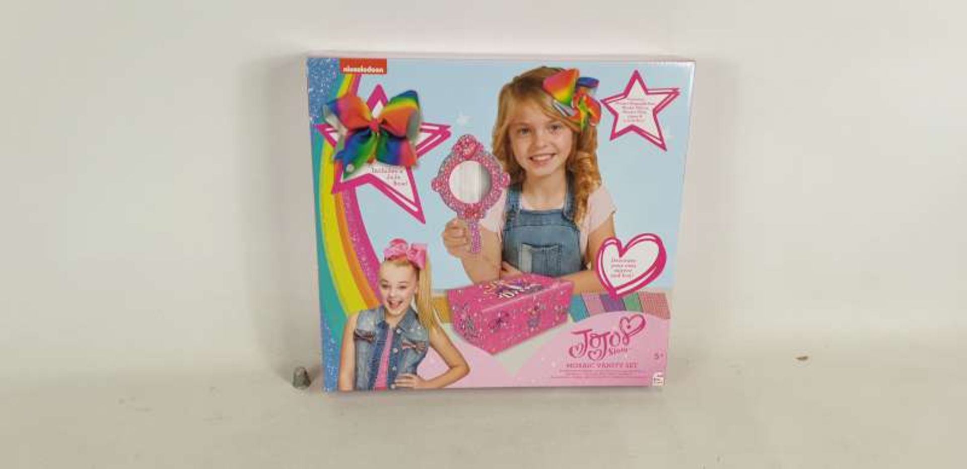 30 X BRAND NEW BOXED JOJO SIWA BOW MIRROR BEAUTY SETS IN 5 BOXES