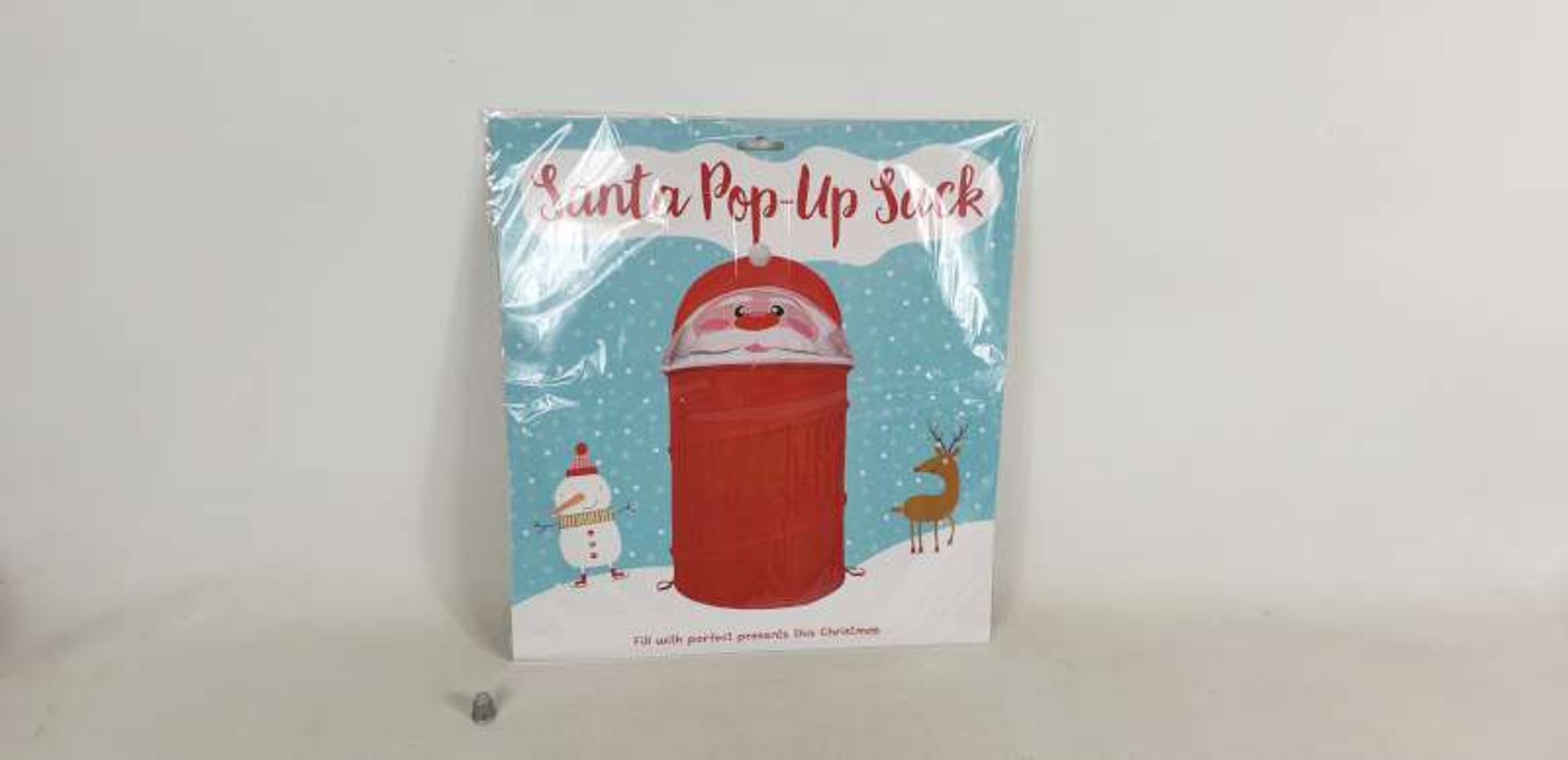 100 X SANTA POP UP SACKS IN 2 BOXES