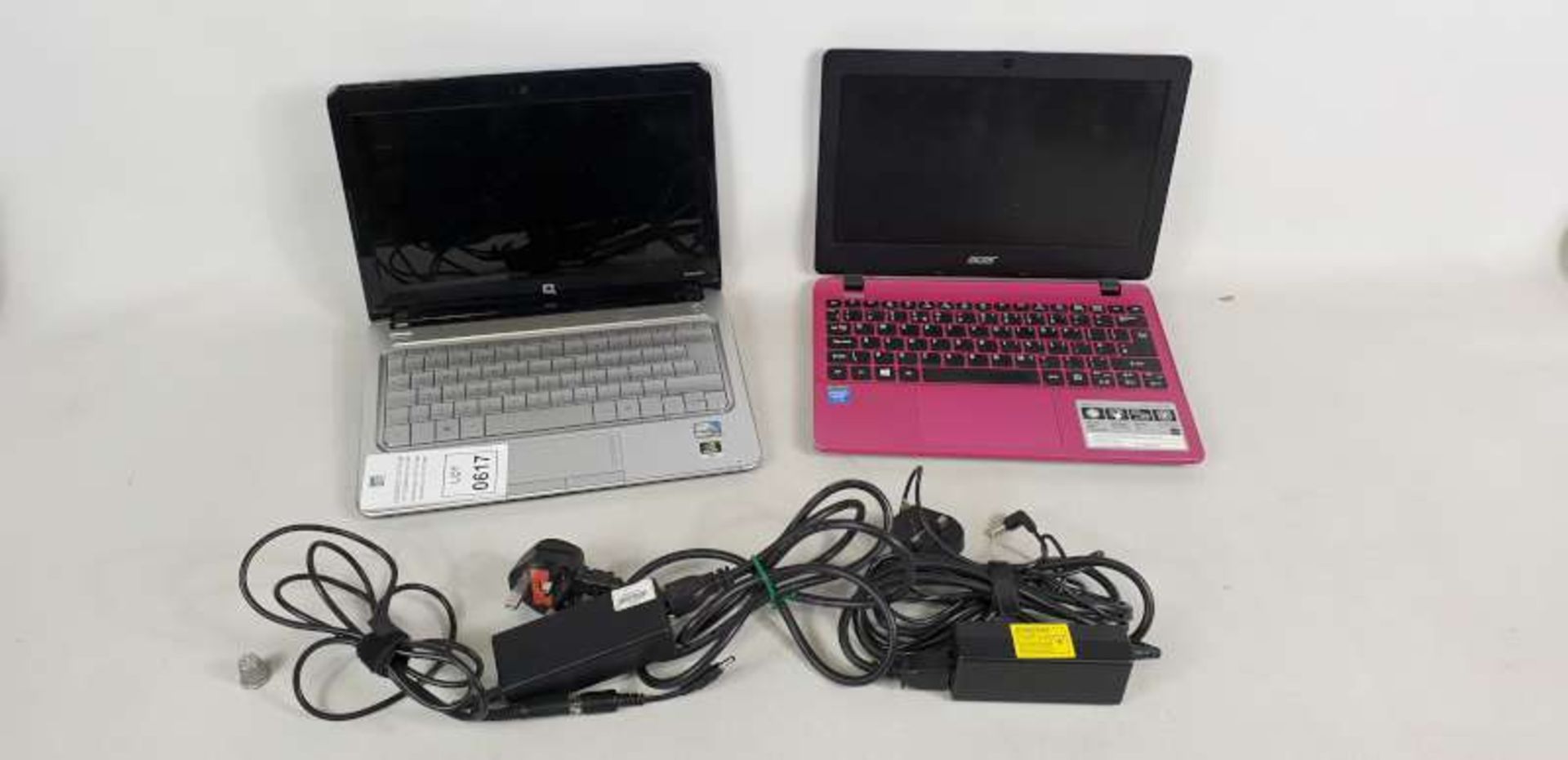 ACER AND COMPAQ NETBOOKS WITH CHARGERS