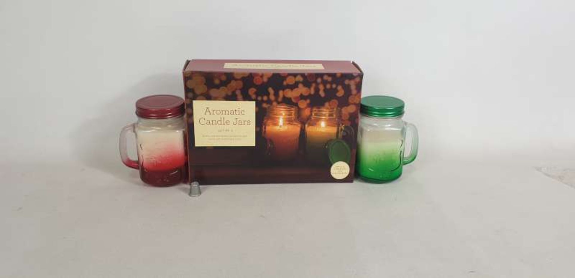 45 X SETS OF 2 AROMATIC CANDLE JARS IN 9 BOXES