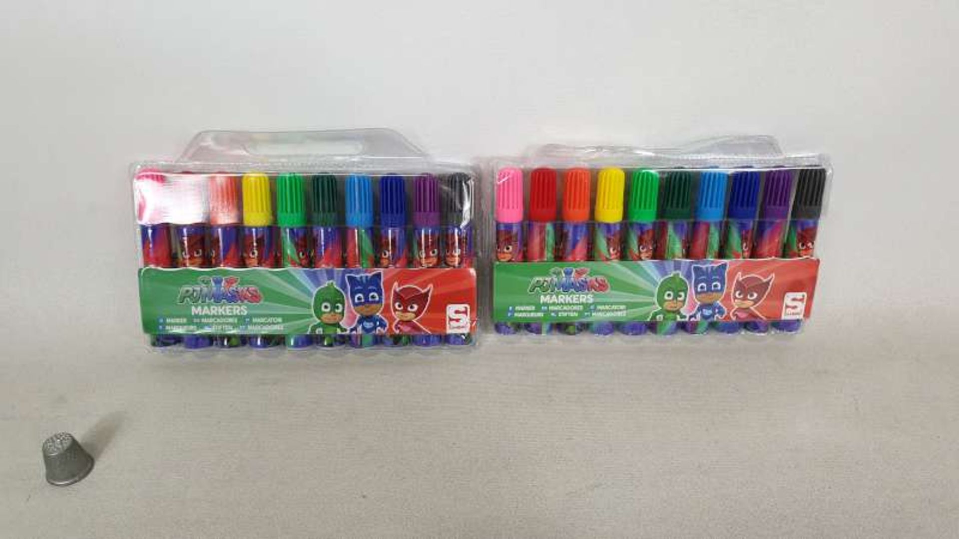 192 X SETS OF 10 PJ MASK CHUNKY MARKERS IN 4 BOXES