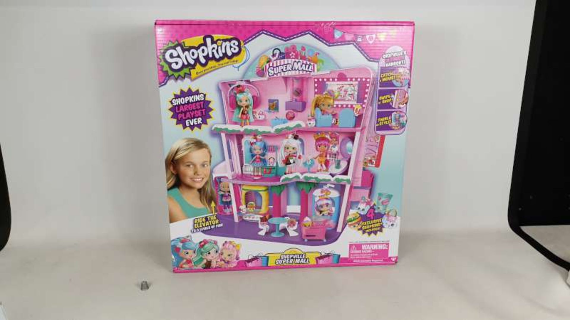 3 X BRAND NEW BOXED SHOPKINS SUPER MALL LARGEST PLAY SET EVER