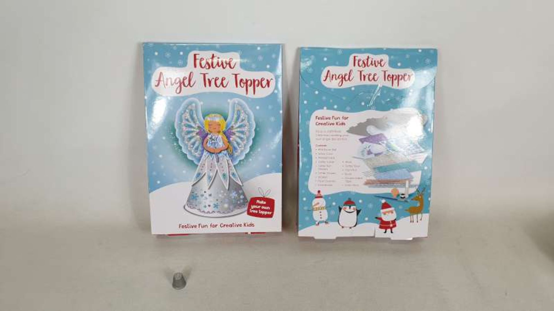 90 X MAKE YOUR OWN FESTIVE ANGEL CHRISTMAS TOPPERS IN 5 BOXES