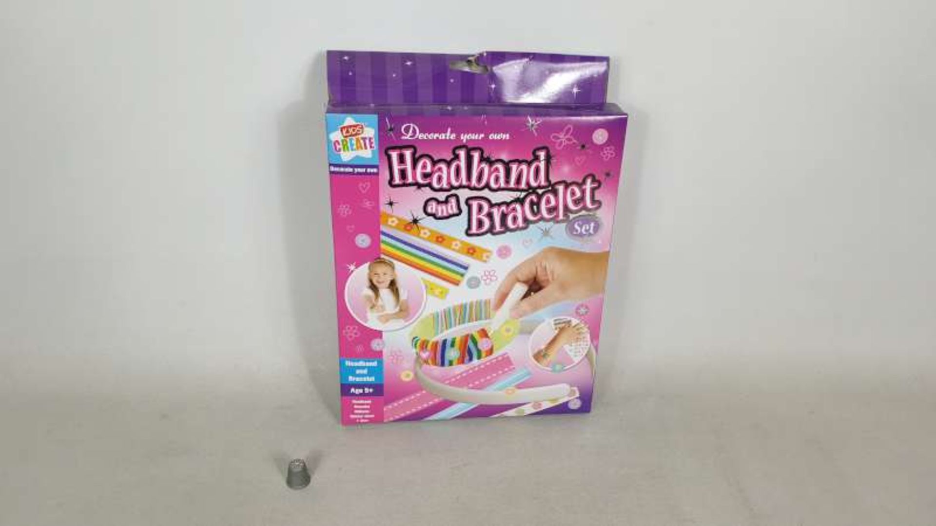 192 X KIDS CREATE DECORATE YOUR OWN HEADBAND AND BRACELET SETS IN 4 BOXES