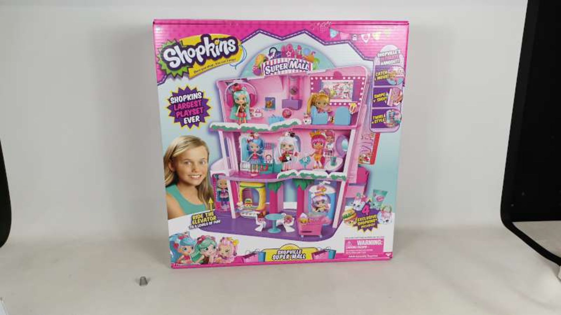 3 X BRAND NEW BOXED SHOPKINS SUPER MALL LARGEST PLAY SET EVER