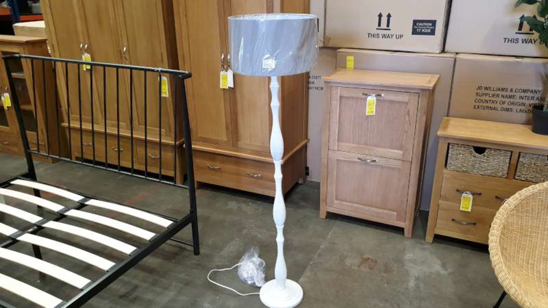 5 X BRAND NEW BOXED CLARISSA FLOOR LAMPS