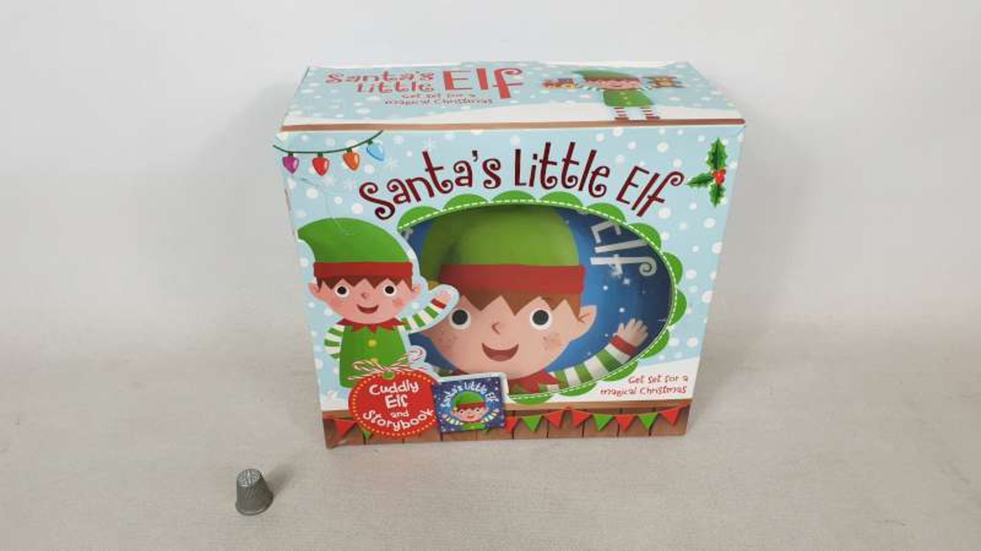 30 X SANTAS LITTLE ELF SETS, EACH SET CONTAINS CUDDLY ELF AND STORYBOOK IN 3 BOXES