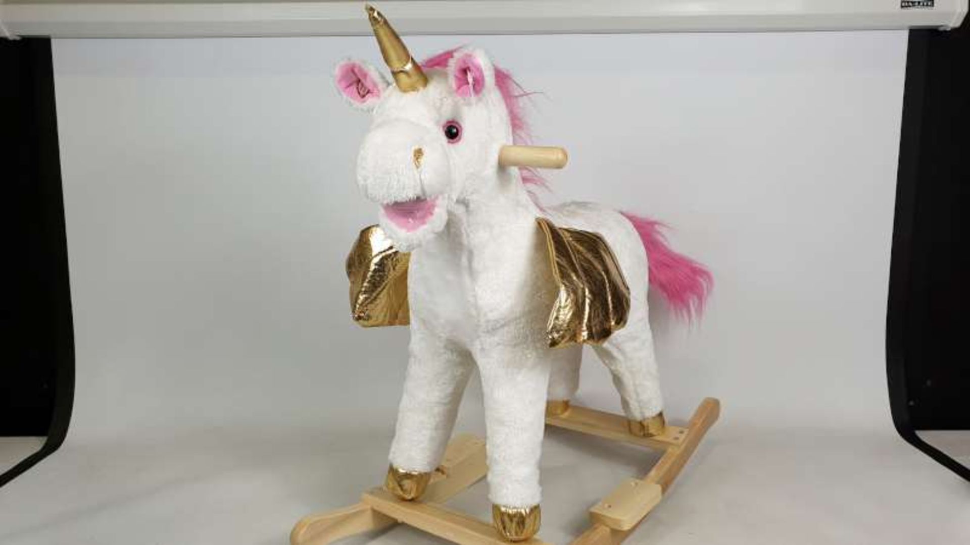 5 X UNICORN ROCKING HORSES ( BOXED )