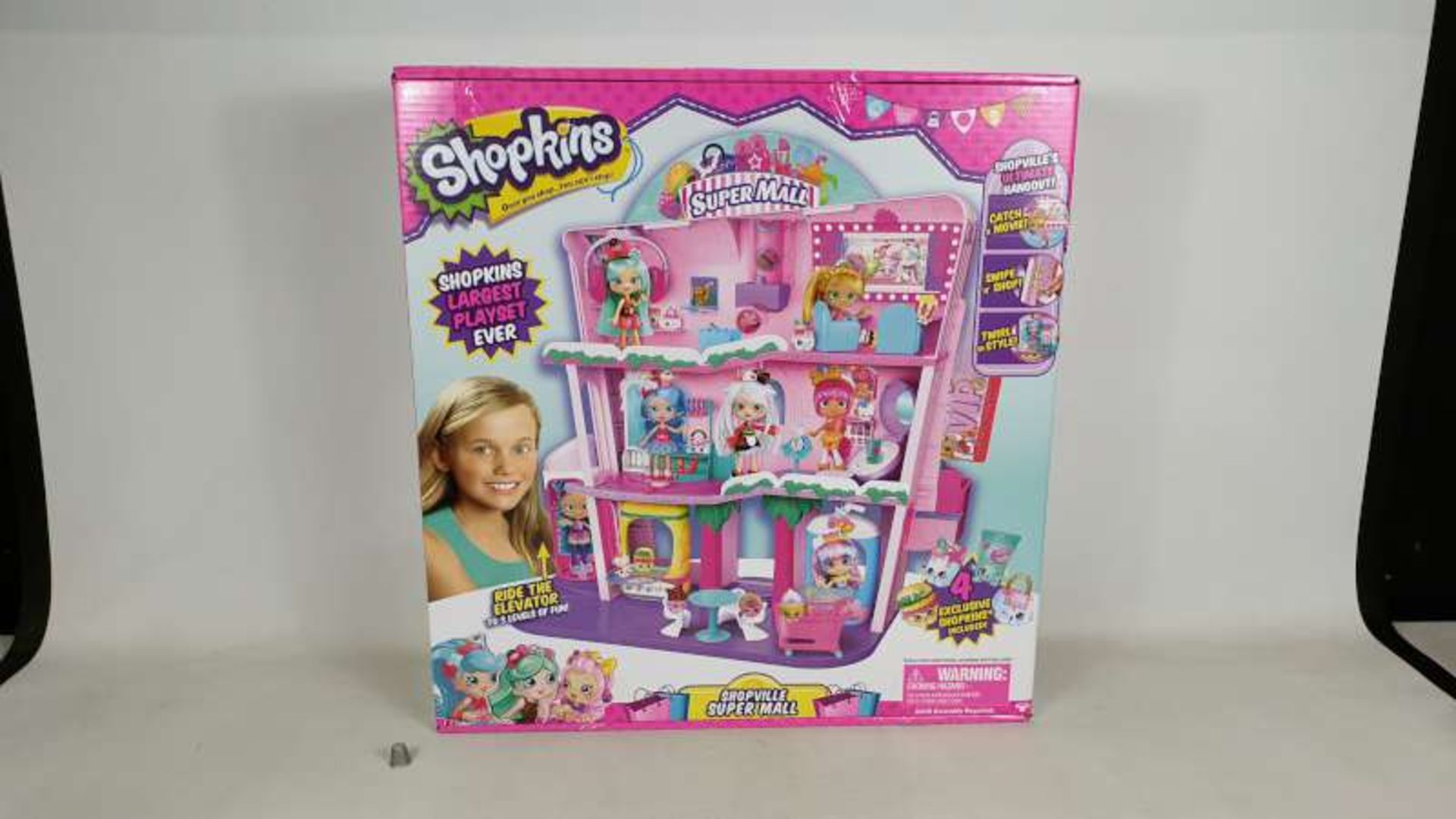 3 X BRAND NEW BOXED SHOPKINS SUPER MALL LARGEST PLAY SET EVER