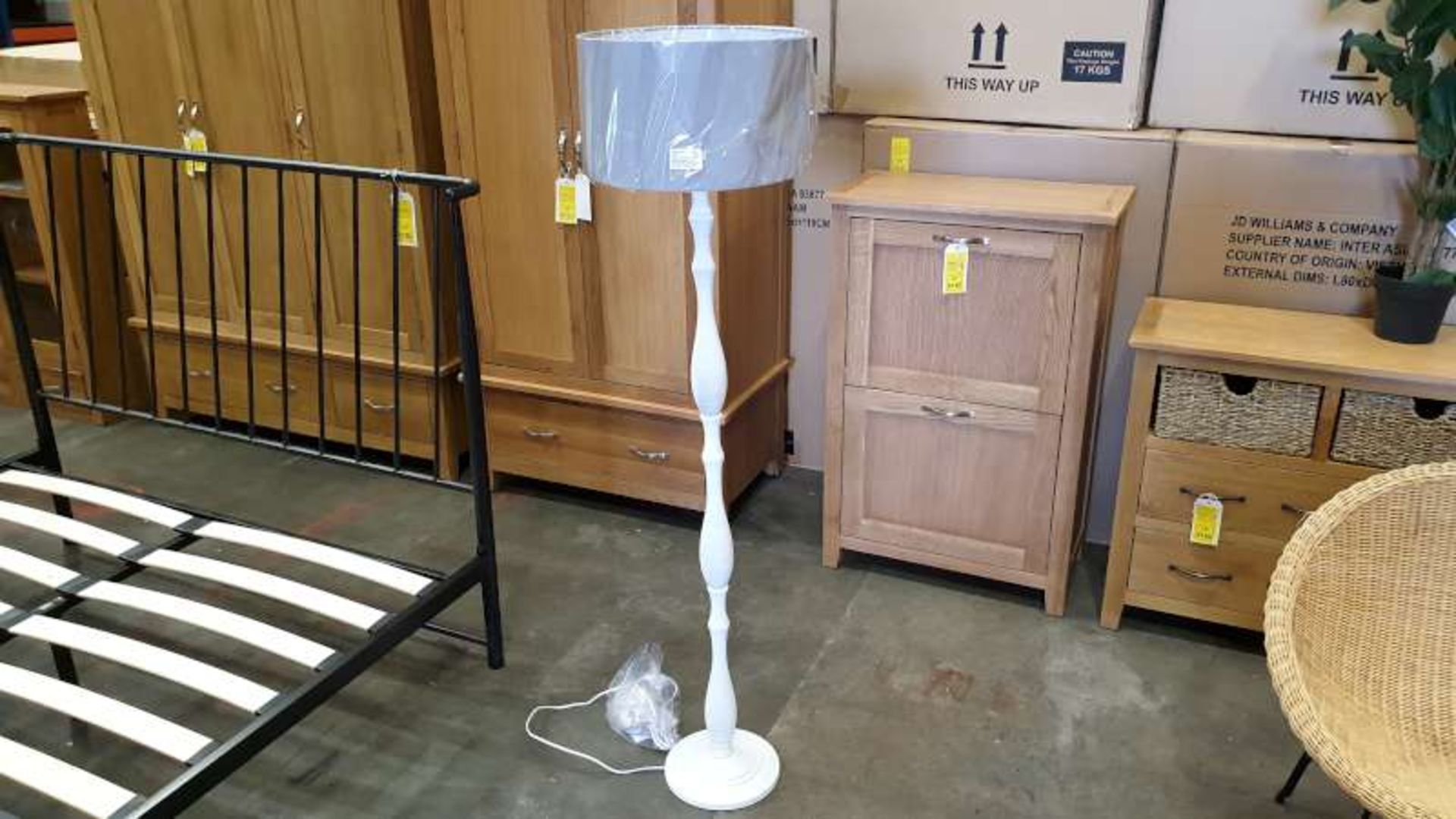 5 X BRAND NEW BOXED CLARISSA FLOOR LAMPS